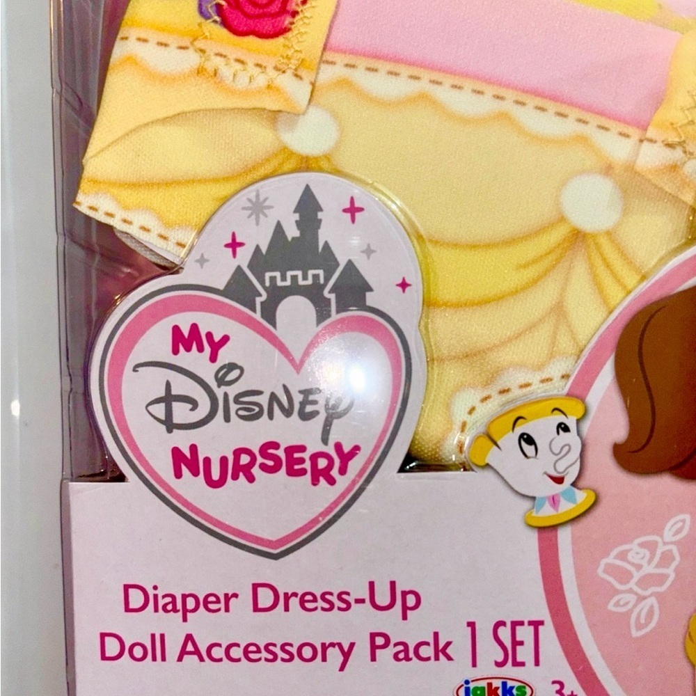 👼🆕👼 My Disney Nursery Diaper Dress-Up Doll Accessory Pack-1 Set - Picture 3 of 9